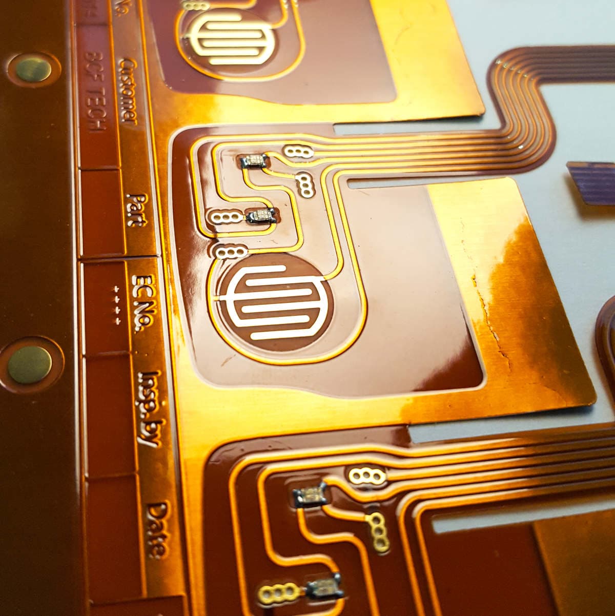 Integrated interface assembly with electronics and front-panel components